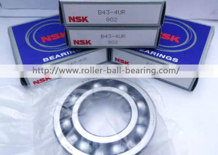B43-4UR NSK des véhicules à moteur soutenant le roulement à billes de cannelure profonde de B43-4UR 43x87x19.5B43-4