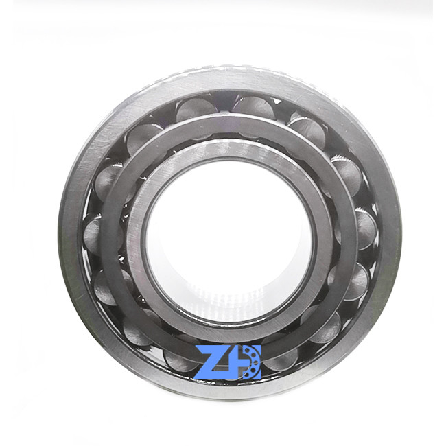 Cage en acier 22318CCJA de fenêtre sphérique du roulement à rouleaux 90*190*64mm aucun anneau de guide centré par anneau intérieur intérieur d'anneau de bride