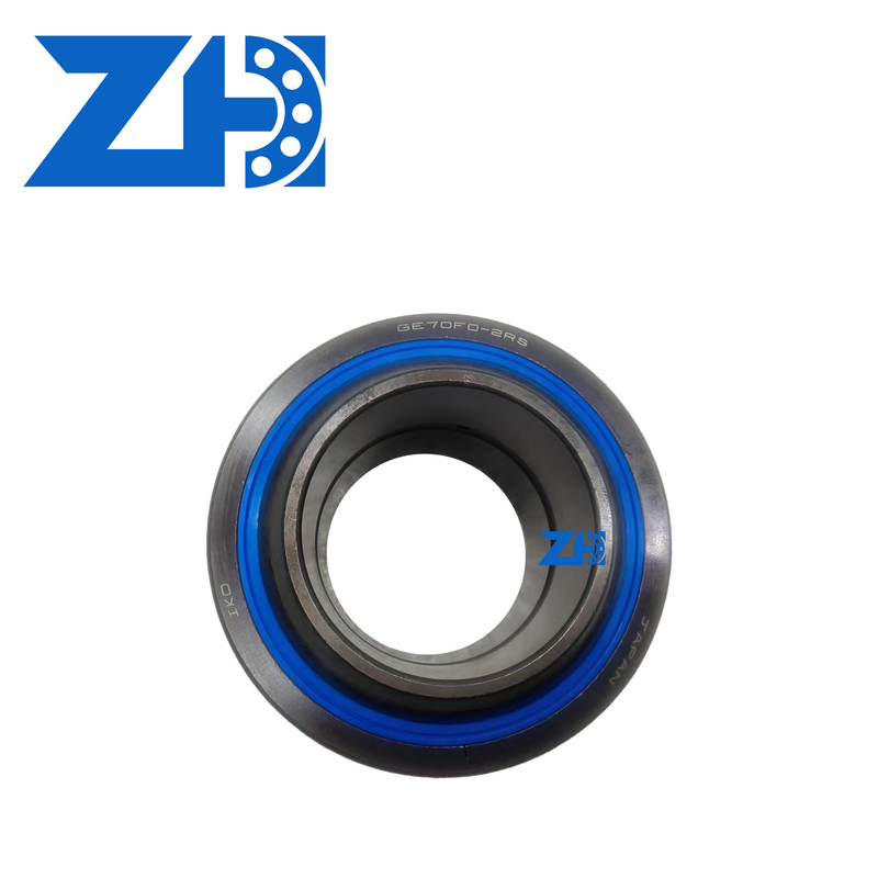GE70F0-2RS Joints sphériques portant une grande capacité de charge Autolubrification pour l'auto-alignement angulaire à basse vitesse