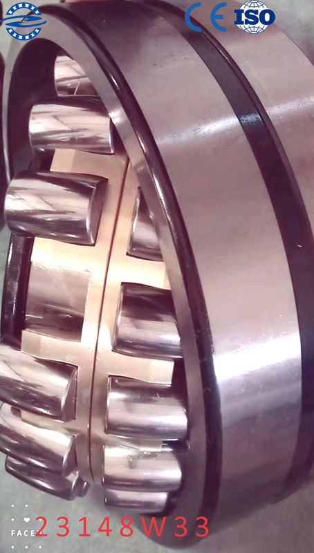 Roulement à rouleaux sphérique de cage en laiton 23148 W33/type ennuyé parallèle 240*400*128MM de mb