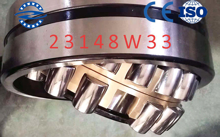 Roulement à rouleaux sphérique de cage en laiton 23148 W33/type ennuyé parallèle 240*400*128MM de mb