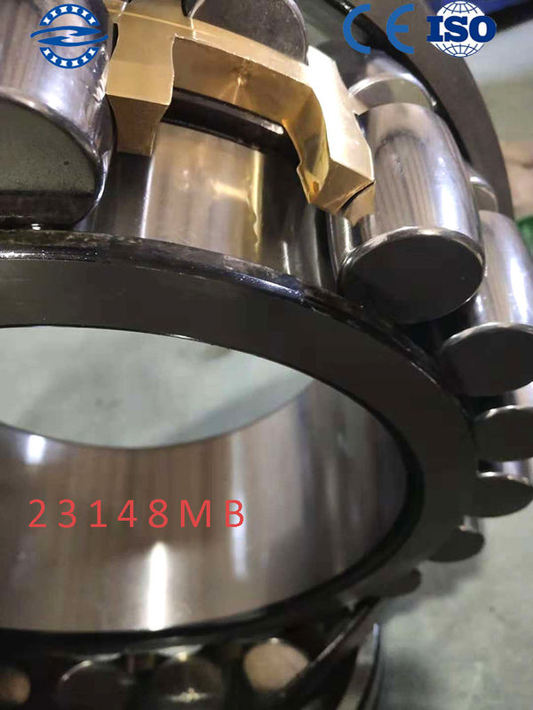 Roulement à rouleaux sphérique de cage en laiton 23148 W33/type ennuyé parallèle 240*400*128MM de mb