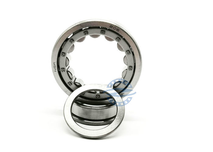 Roulement à rouleaux P6 cylindrique NU NJ 206 GCR15 avec la taille en laiton 30*62*16mm de cage de double rangée