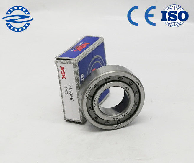 Taille cylindrique simple 25*52*15mm de roulement à rouleaux de la rangée P0 C1 NJ205E