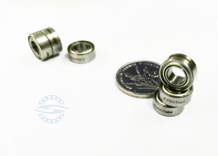 Taille profonde roulement à billes de cannelure de MR105ZZ des véhicules à moteur d'acier inoxydable de 5 x 10 x 4 millimètres