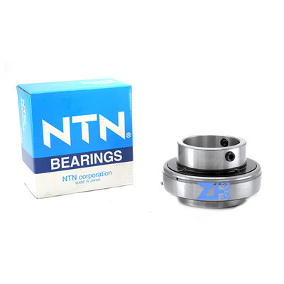 Cage en acier roulement à billes UC214 de rangée simple sphérique externe radiale de la taille standard 70*125*29mm